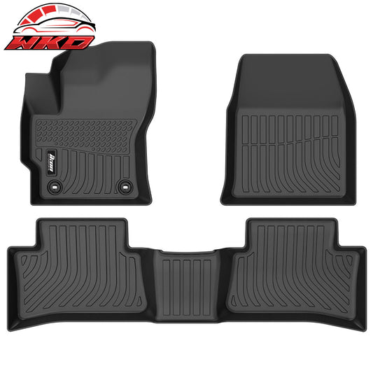 2022-25 Toyota Corolla Cross FWD 3D TPE Floor Mats 1st 2nd Row Carpet 3PCS | Wholesale