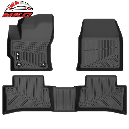 2022-26 Toyota Corolla Cross FWD 3D TPE Floor Mats 1st 2nd Row Carpet 3PCS | Wholesale