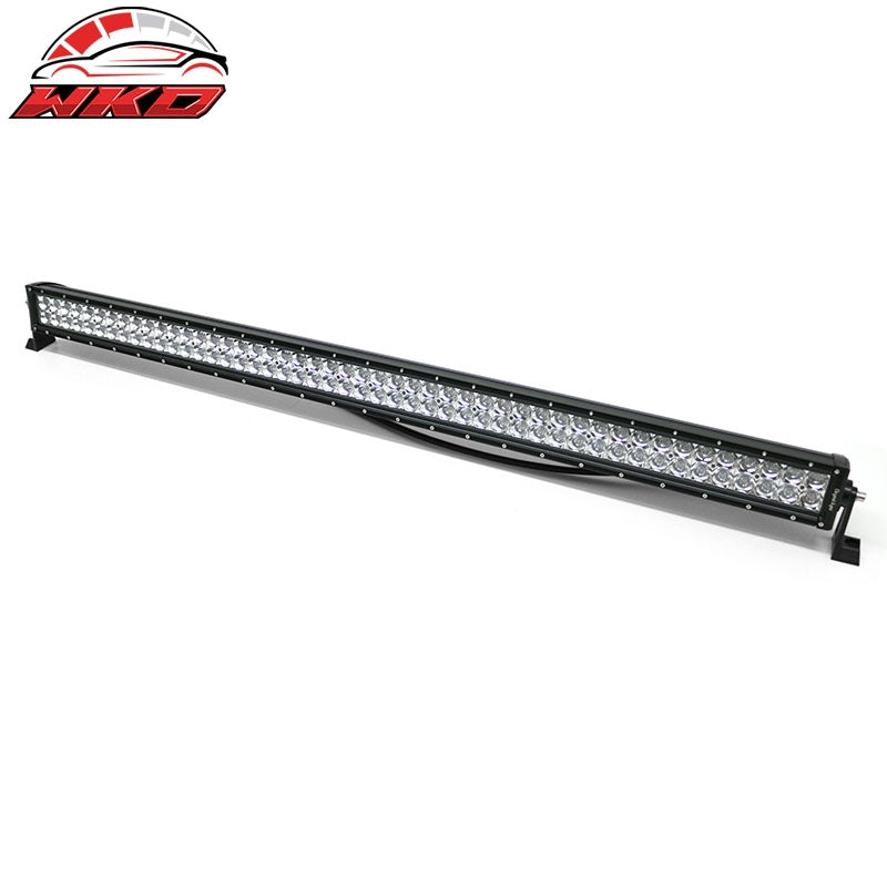 49" 288W 96 LED 2 Row LED Work Light Bar Spot Flood Combo Truck SUV ATV Off Road