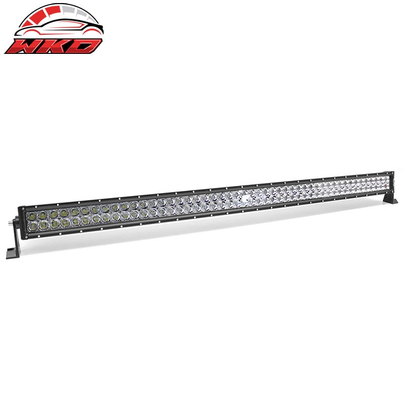 49" 288W 96 LED 2 Row LED Work Light Bar Spot Flood Combo Truck SUV ATV Off Road