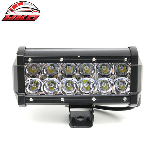 Wholesale 7" 36W 12 LED 2 Row LED Work Light Bar Spot Flood Combo Truck SUV ATV Off Road - Wikond Auto