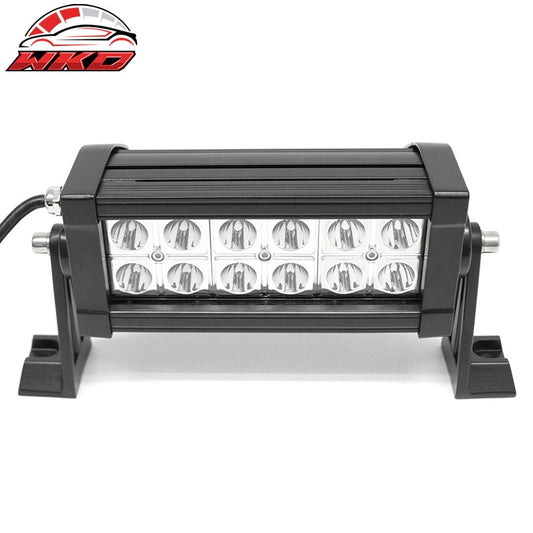 Wholesale 7" 36W 12 LED 2 Row LED Work Light Bar Spot Flood Combo Truck SUV ATV Off Road - Wikond Auto