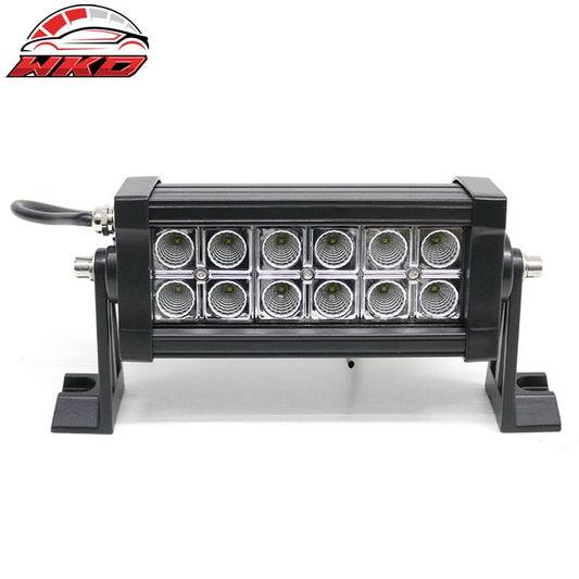 Wholesale 7" 36W 12 LED 2 Row LED Work Light Bar Spot Flood Combo Truck SUV ATV Off Road - Wikond Auto