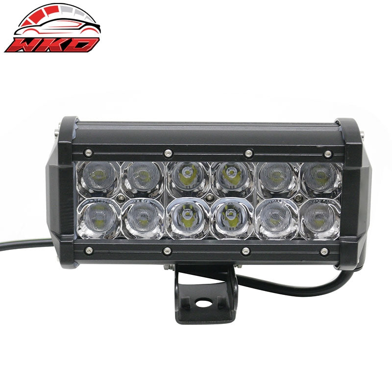 Wholesale 7" 36W 12 LED 2 Row LED Work Light Bar Spot Flood Combo Truck SUV ATV Off Road