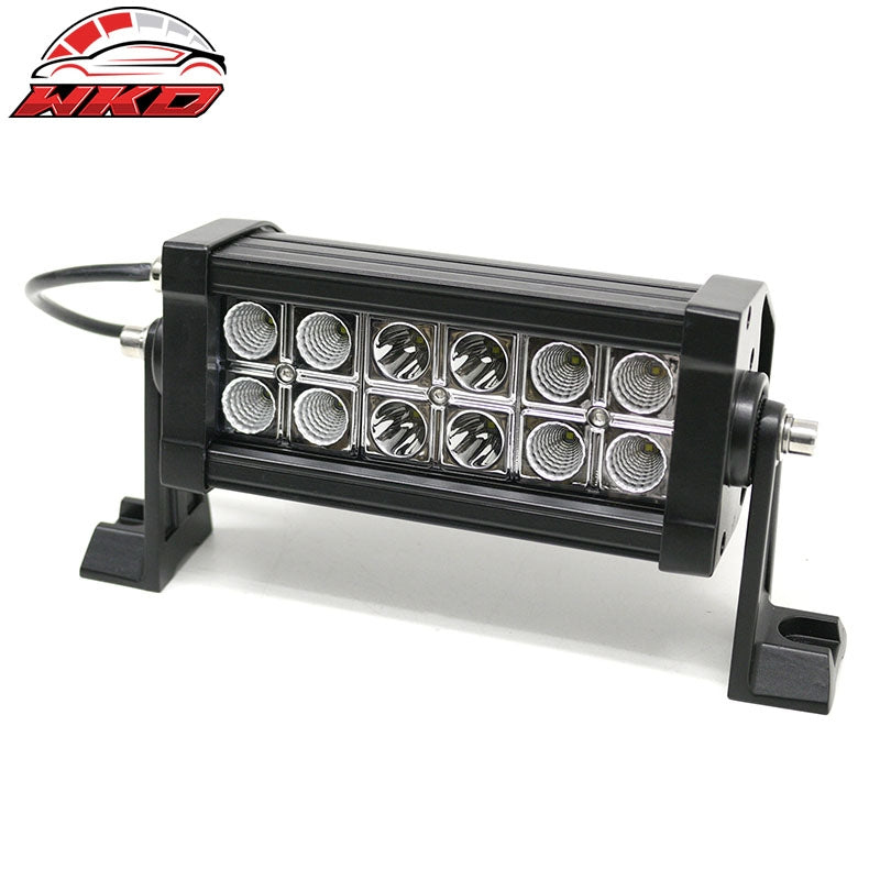 Wholesale 7" 36W 12 LED 2 Row LED Work Light Bar Spot Flood Combo Truck SUV ATV Off Road - Wikond Auto