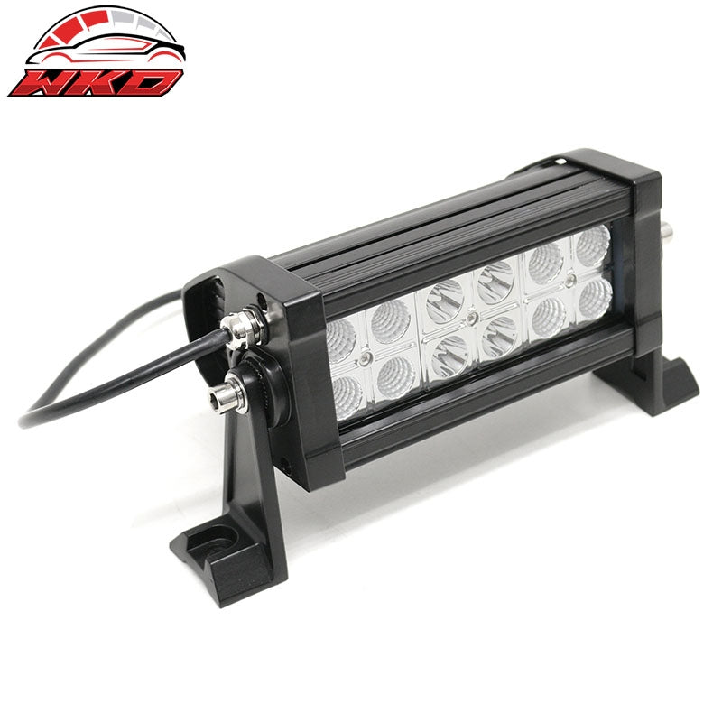 Wholesale 7" 36W 12 LED 2 Row LED Work Light Bar Spot Flood Combo Truck SUV ATV Off Road - Wikond Auto