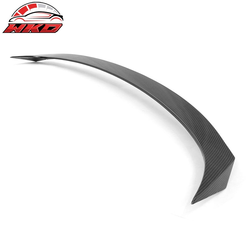 Fits 18-22 Honda Accord Carbon Fiber Print Trunk Spoiler Wing IKON V2 Style