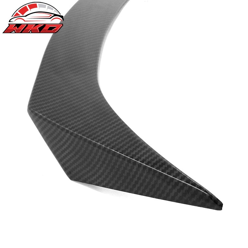Fits 18-22 Honda Accord Carbon Fiber Print Trunk Spoiler Wing IKON V2 Style