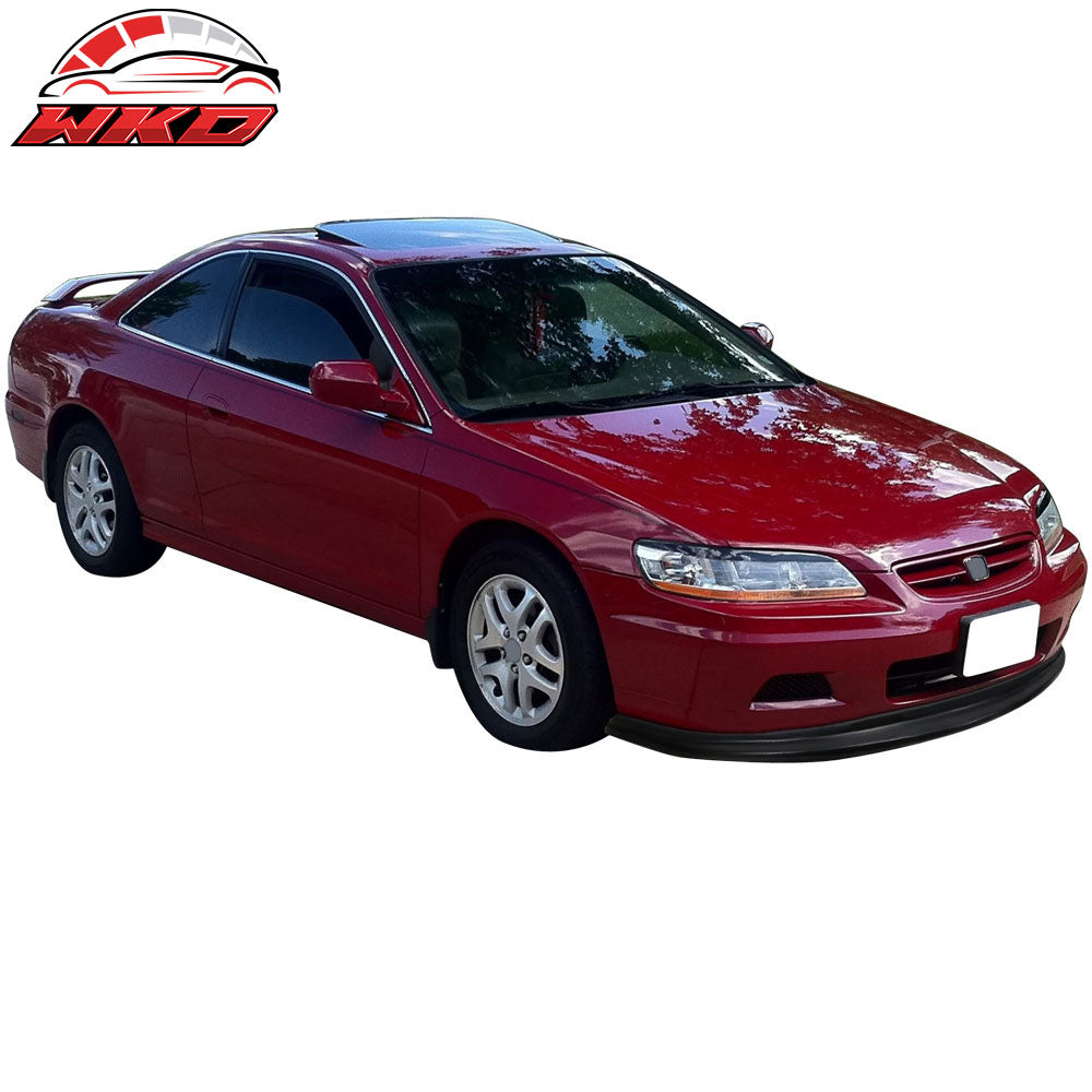Fits 01-02 Honda Accord 2 Door MDA Style Front Bumper Lip Spoiler Unpainted PU