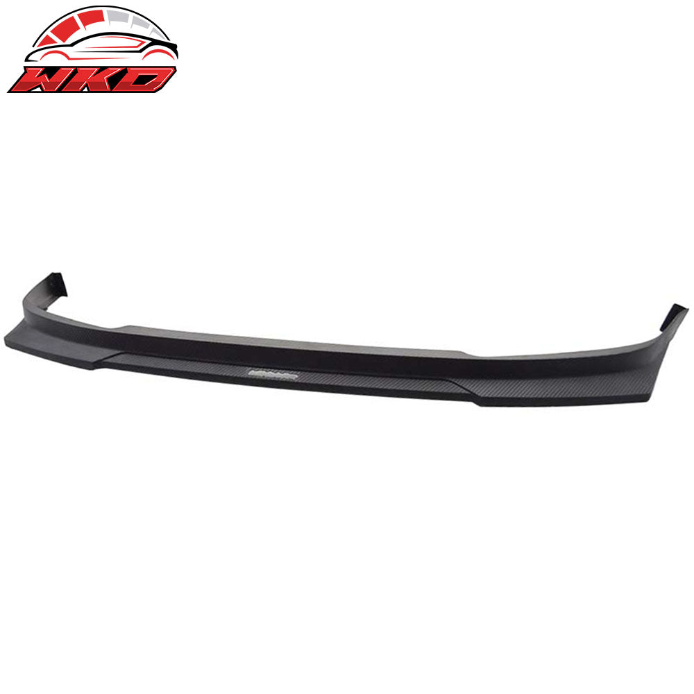 Fits 01-02 Accord Coupe HC1 Front Bumper Lip Matte Black PP Carbon Texture
