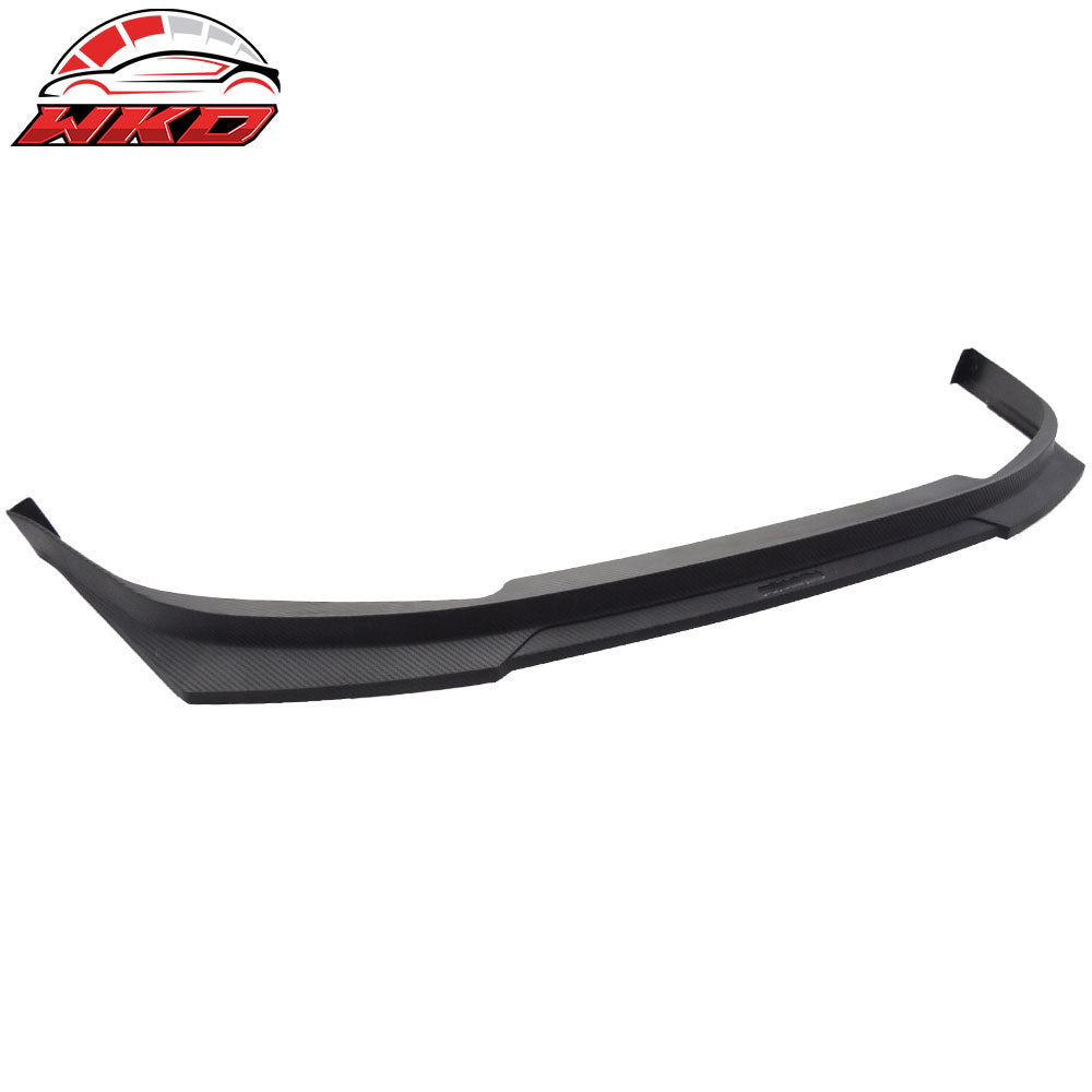 Fits 03-05 Accord HC1 Front Bumper Lip Spoiler Matt Black PP Carbon Texture
