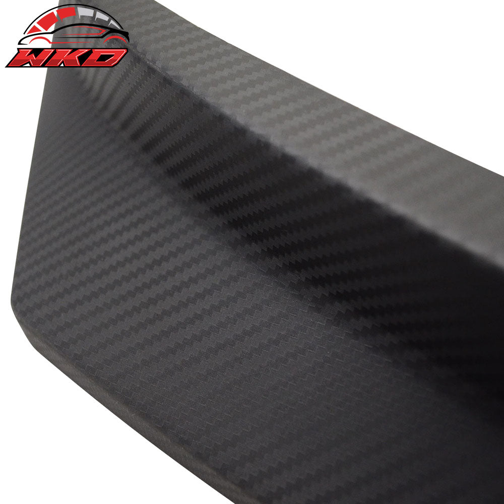 Fits 03-05 Accord HC1 Front Bumper Lip Spoiler Matt Black PP Carbon Texture