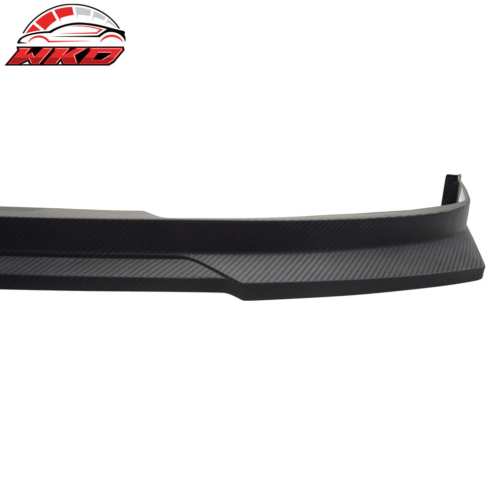 Fits 06-07 Honda Accord 2DR Coupe HC1 Style Front Bumper Lip Carbon Fiber Print
