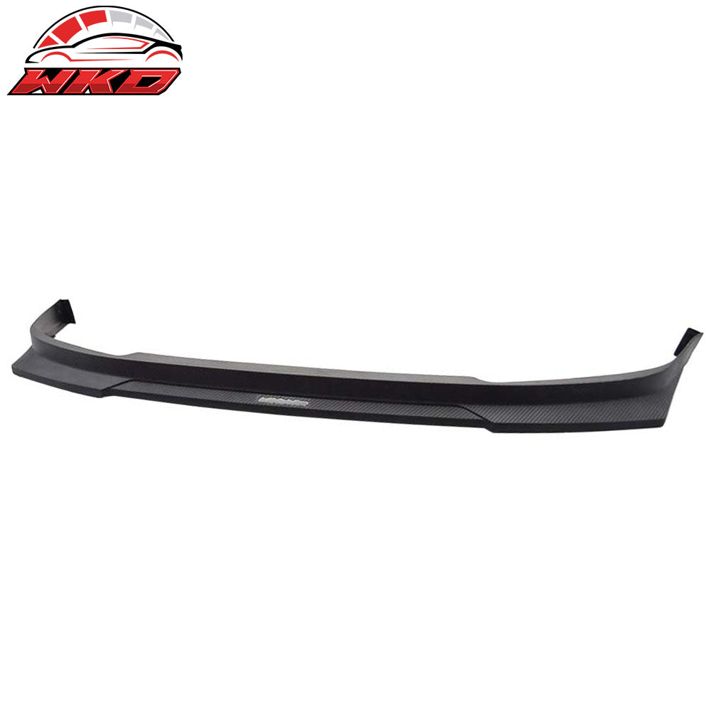 Fits 94-95 Accord HC1 Style Front Bumper Lip Matte Black PP Carbon Texture