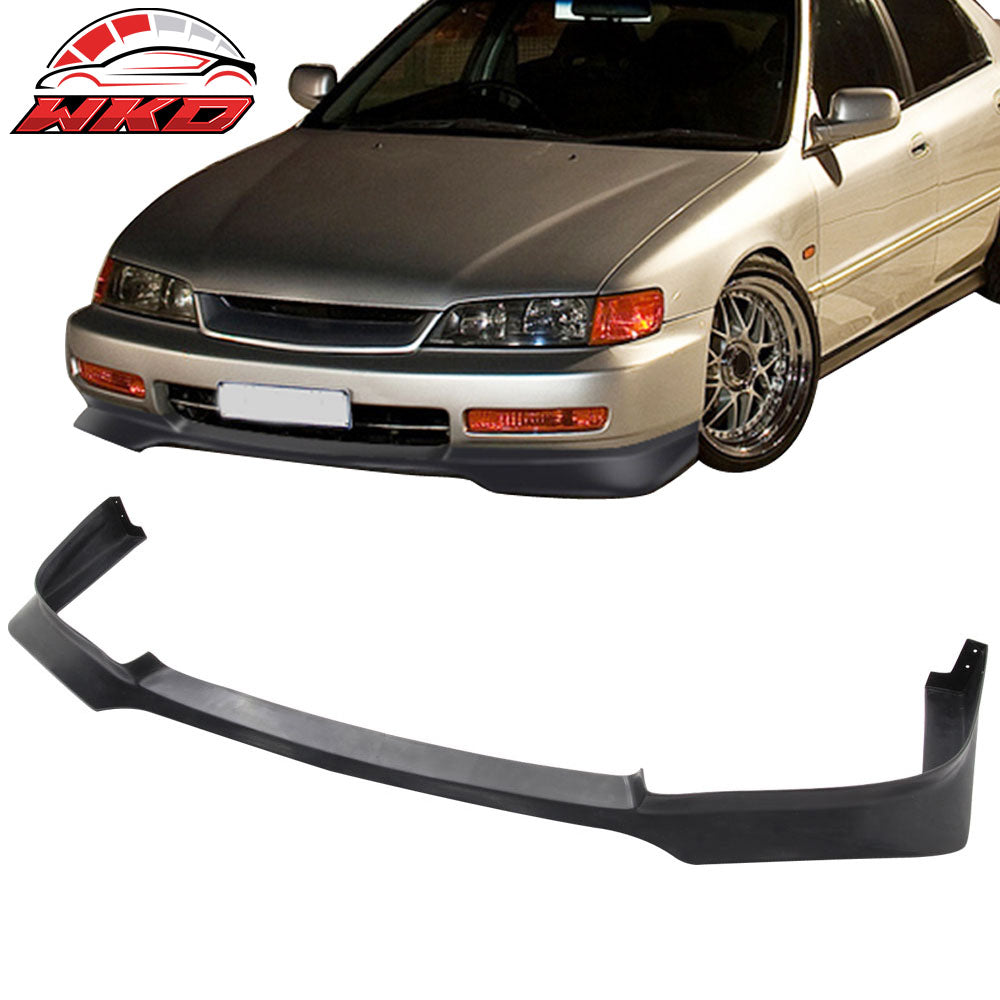 Fits 96-97 Honda Accord EVO Style Front Bumper Lip Spoiler - PU