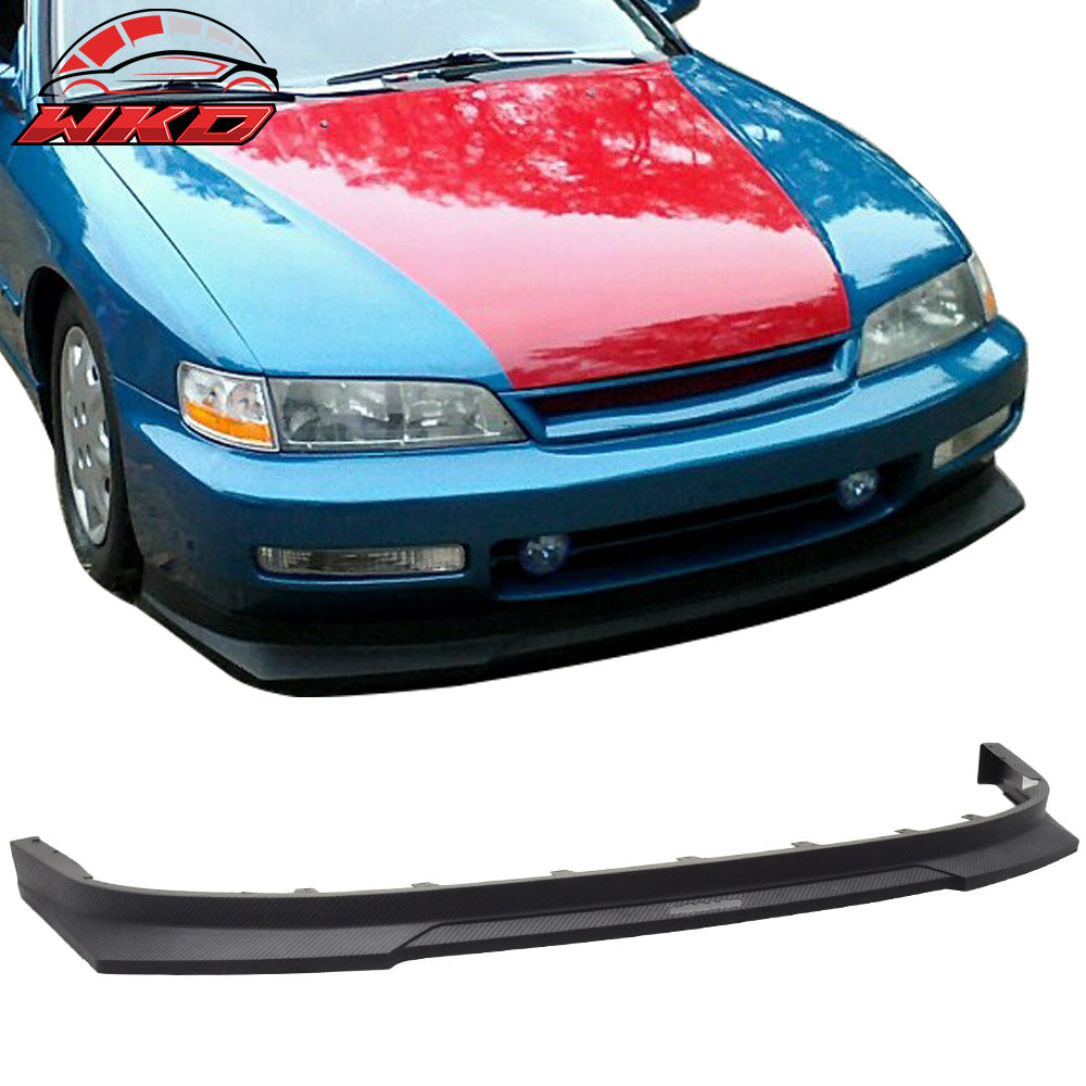 Fits 96-97 Accord 4Dr 2Dr HC1 Style Front Bumper Lip Spoiler - Matte Black PP
