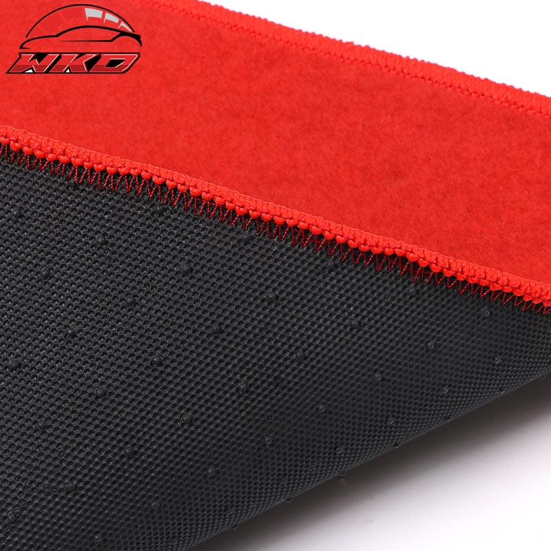 Fits 94-01 Acura Integra Car Floor Mats Liner Front Rear Nylon Red Carpet 5PC