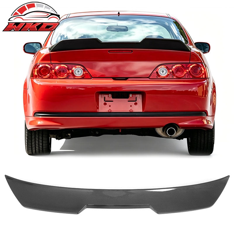 Wholesale 02-06 Acura RSX JDM Duckbill Rear Trunk Spoiler Wing Carbon Fiber Print ABS