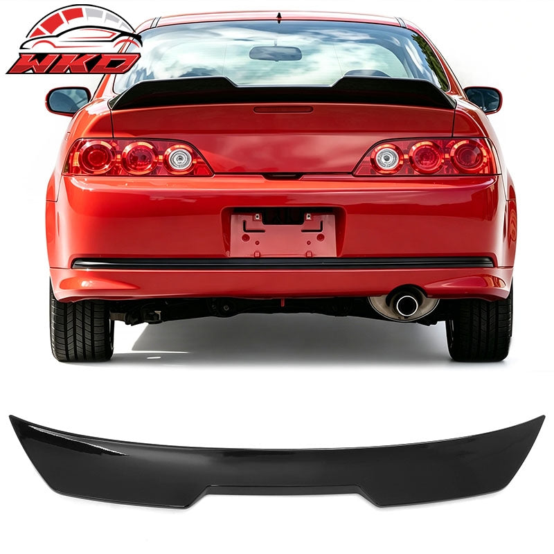 Wholesale 02-06 Acura RSX JDM Duckbill Trunk Spoiler Rear Tail Wing Gloss Black ABS - Wikond Auto