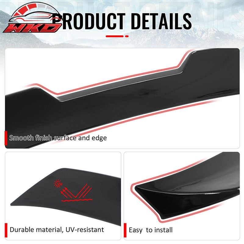 Wholesale 02-06 Acura RSX JDM Duckbill Trunk Spoiler Rear Tail Wing Gloss Black ABS - Wikond Auto