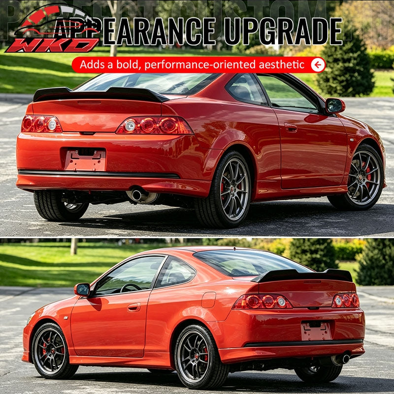 Wholesale 02-06 Acura RSX JDM Duckbill Trunk Spoiler Rear Tail Wing Gloss Black ABS - Wikond Auto