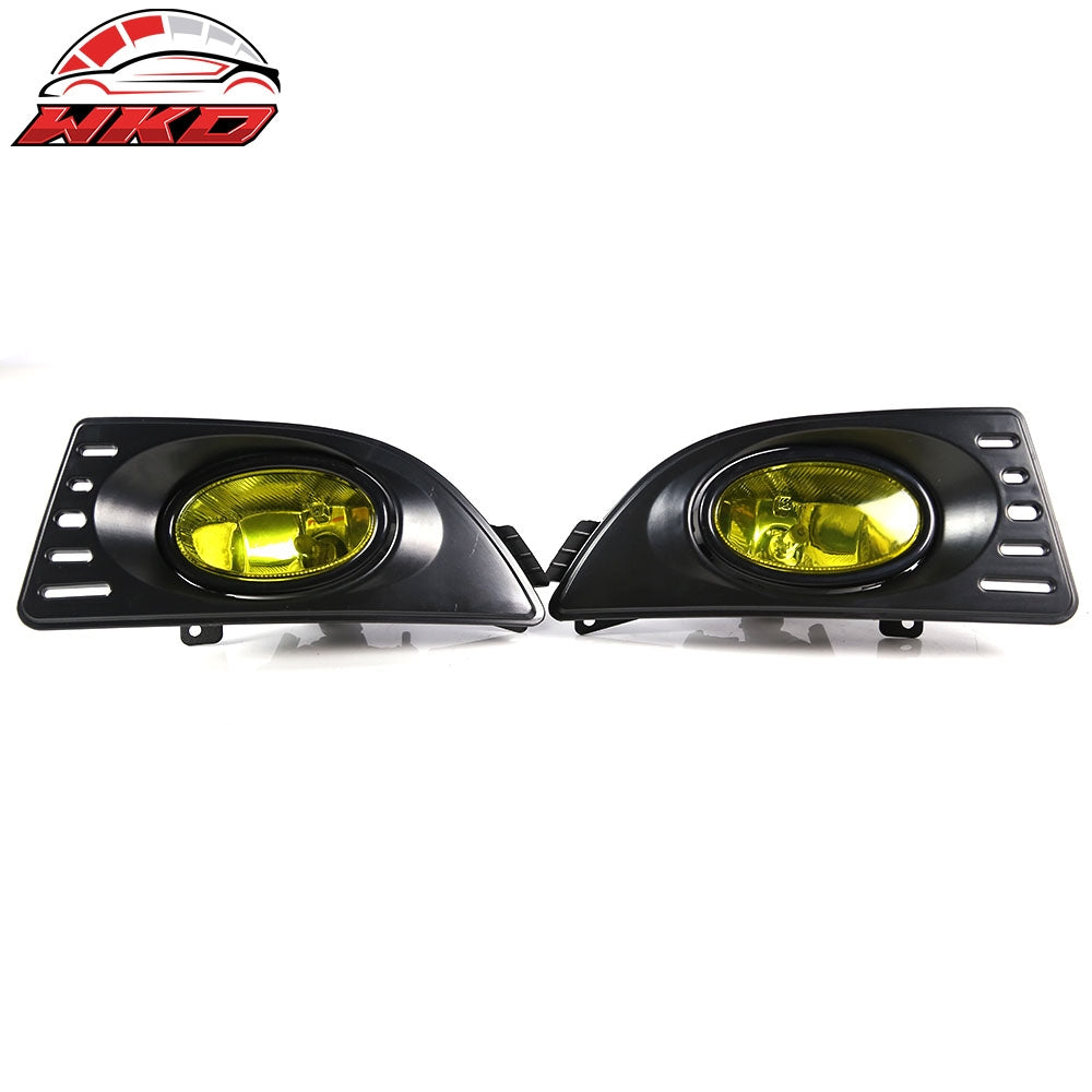 Wholesale 05-07 Acura RSX 2PCS Front Bumper Fog Lights W/Yellow Lens