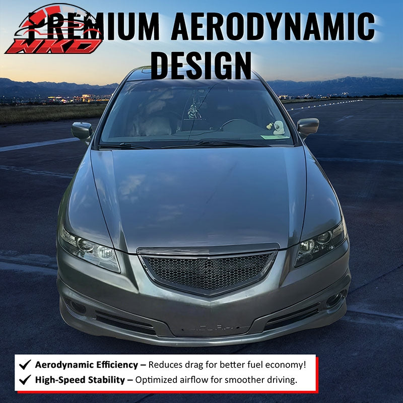 Wholesale 04-06 Acura TL Honeycomb Style Front Grille w/ Frame Carbon Fiber Print ABS - Wikond Auto