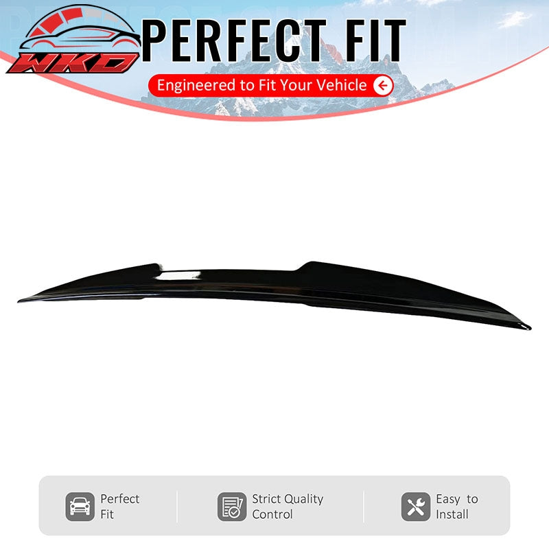 Fits 04-08 Acura TL Sedan 4DR Trunk Spoiler Gloss Black PSM Style Rear Wing ABS
