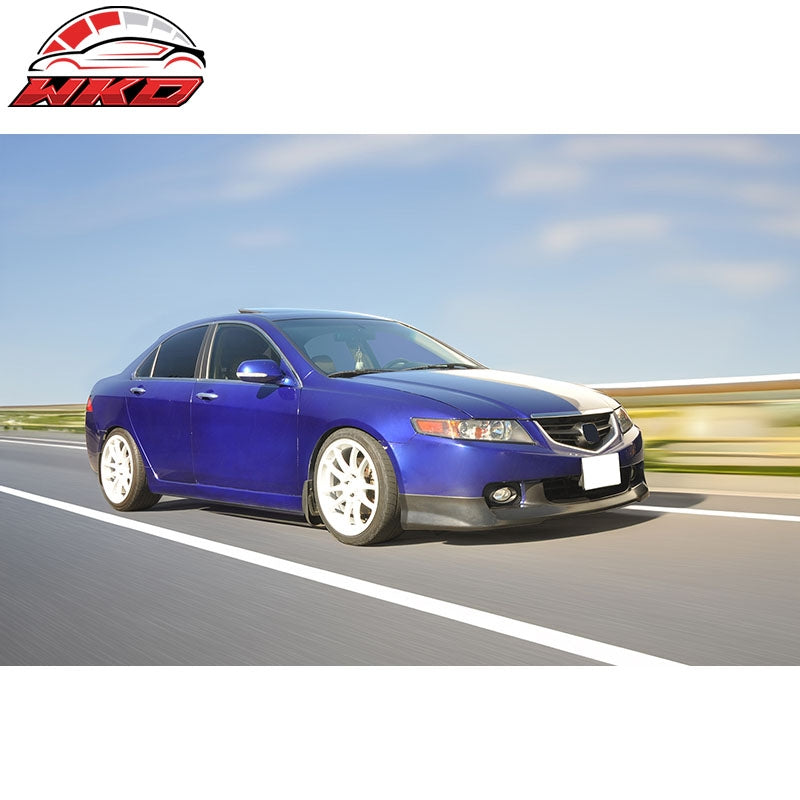 Fits 04-05 Acura TSX OE Style Front Bumper Lip Spoiler Bodykit Unpainted - PU