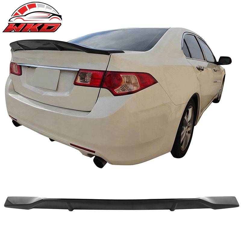Wholesale 09-14 Acura TSX Sedan R Style Highkick Trunk Spoiler Wing Gloss Black ABS