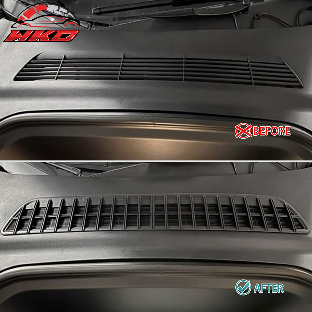 Fits 20-23 Tesla Model Y Air Vent Cover Intake Inlet Grille Accessory Black - PP