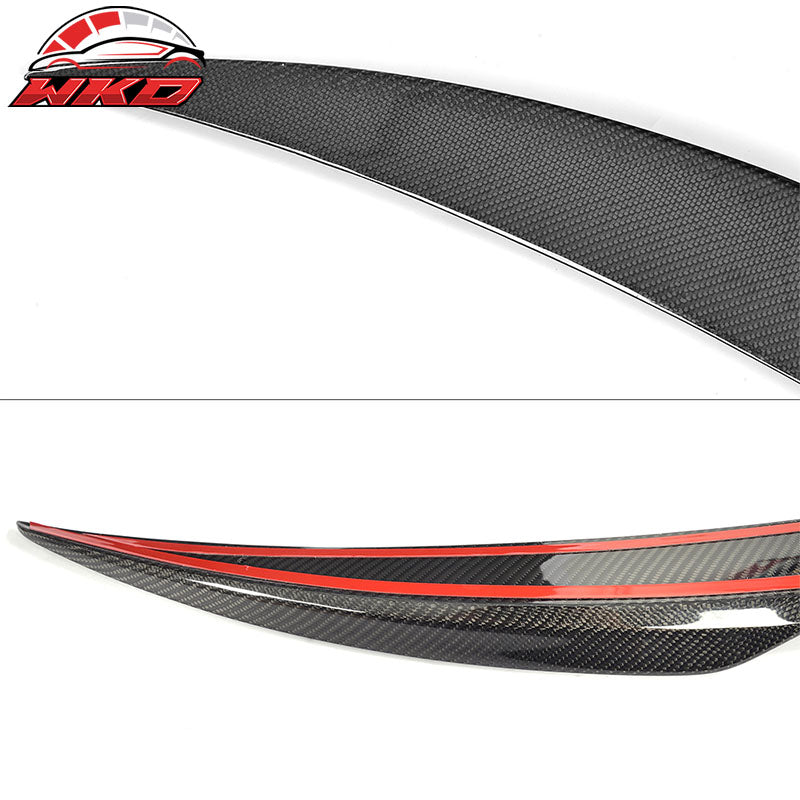 Fits 15-18 Alfa Romeo Giulia OE Style Rear Trunk Spoiler Wing Matte Carbon Fiber