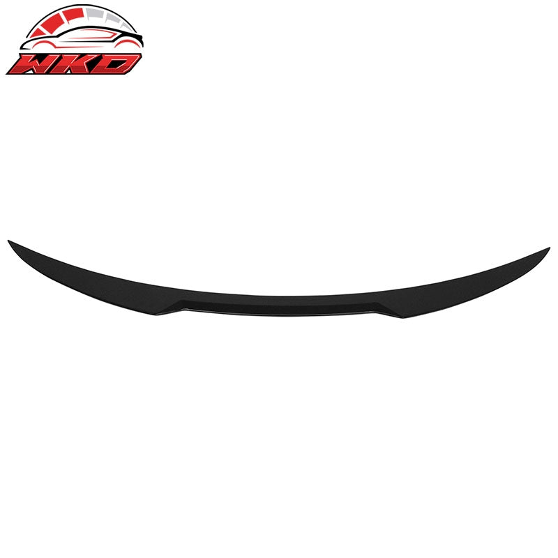 Fits 17-26 Alfa Romeo Stelvio V Style Trunk Middle Spoiler Wing Gloss Black ABS