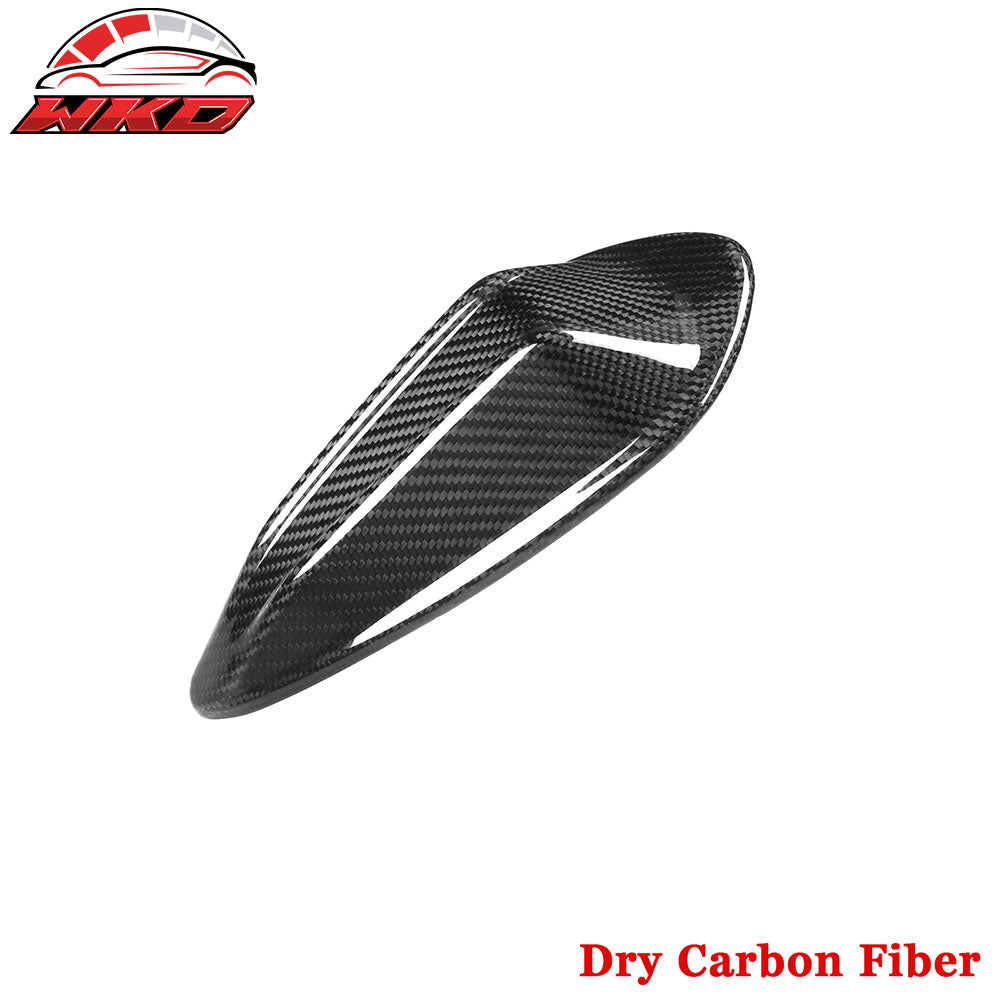 Dry Carbon Fiber Fits 23-26 BMW 3 Series G20 LCI OE Style Antenna Cover Trim