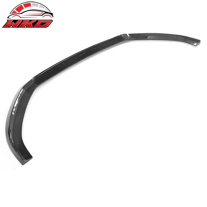 Fits 17-18 Audi A3 S-Line S3 Hatchback Front Bumper Lip - Matte Carbon Fiber