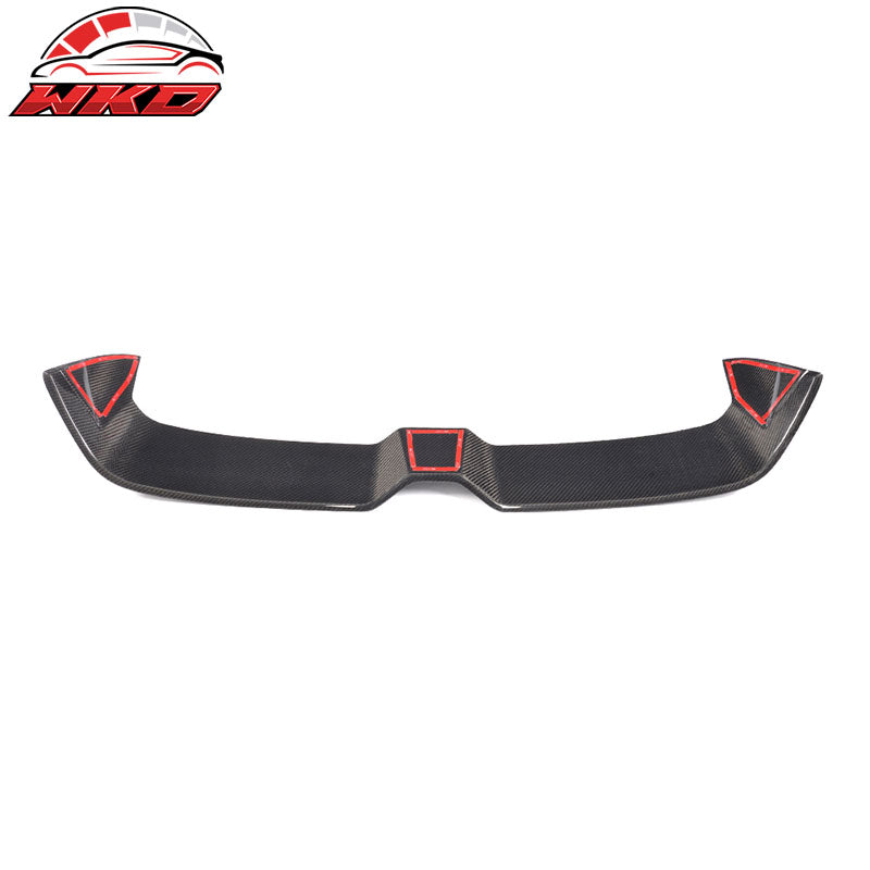 Fits 14-18 Audi A3 Carbon Fiber Rear Roof Spoiler Top Window Wing