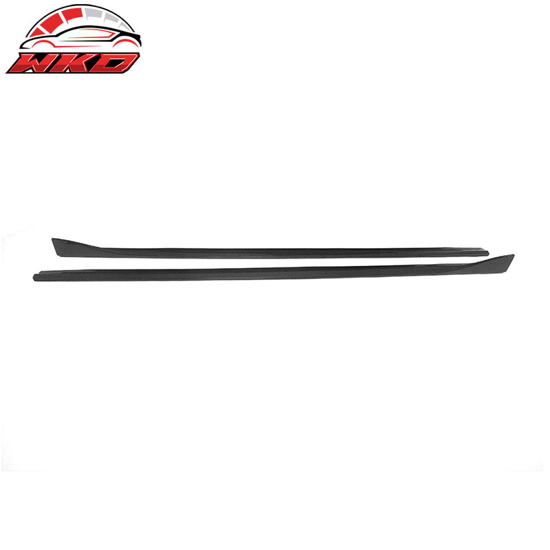 Wholesale 14-17 Audi A3 S Line S3 JC Style 2PCS Side Skirts Panel Matte Carbon Fiber