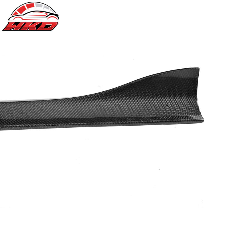 Fits 14-17 Audi A3 S-Line S3 Sportback Carbon Fiber Side Skirts