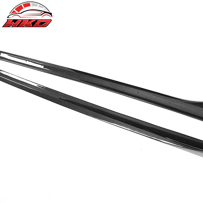 Fits 14-17 Audi A3 S-Line S3 Sportback Carbon Fiber Side Skirts