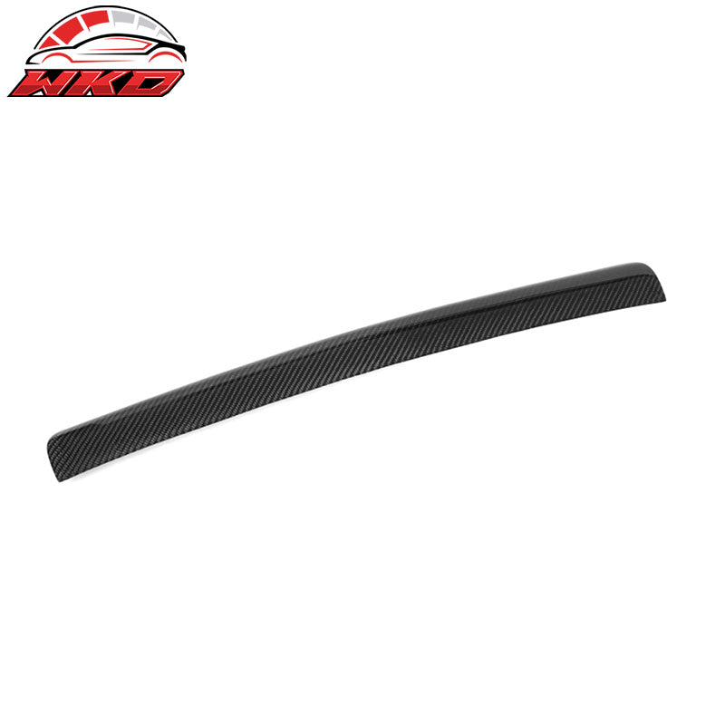 Fits 09-12 Audi A4 B8 OE Style Front Bumper Lip Carbon Fiber