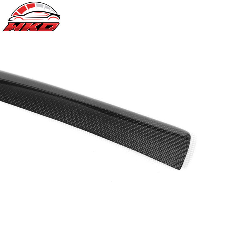 Fits 09-12 Audi A4 B8 OE Style Front Bumper Lip Carbon Fiber