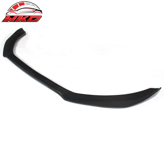 Wholesale 09-12 Audi A4 B8 Sedan STK Style Front Bumper Lip - Matte Carbon Fiber