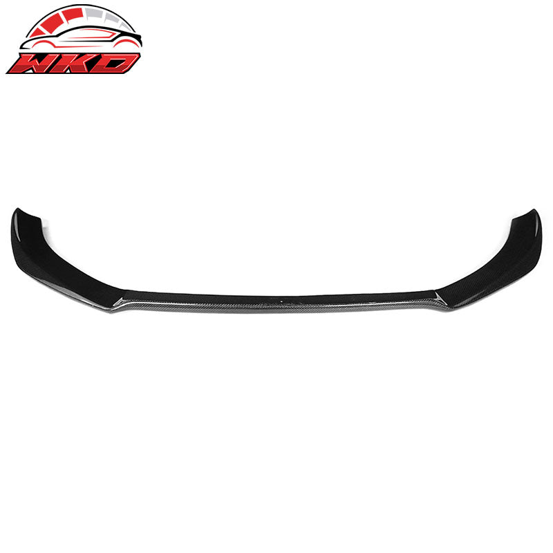 Wholesale 09-12 Audi A4 B8 Sedan STK Style Front Bumper Lip Spoiler Carbon Fiber CF