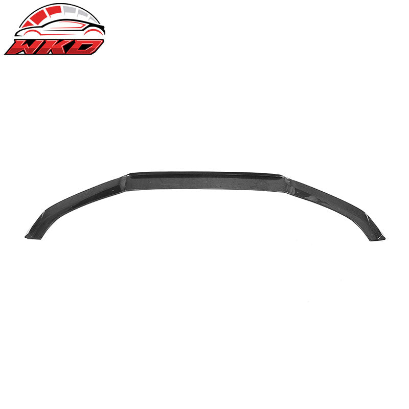 Fits 17-19 Audi A4 B9 Carbon Fiber Front Bumper Lip Spoiler