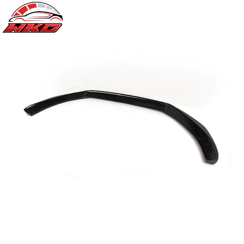 Fits 13-16 Audi A4 B8.5 Sedan STK Style Front Bumper Lip Kit Matte Carbon Fiber