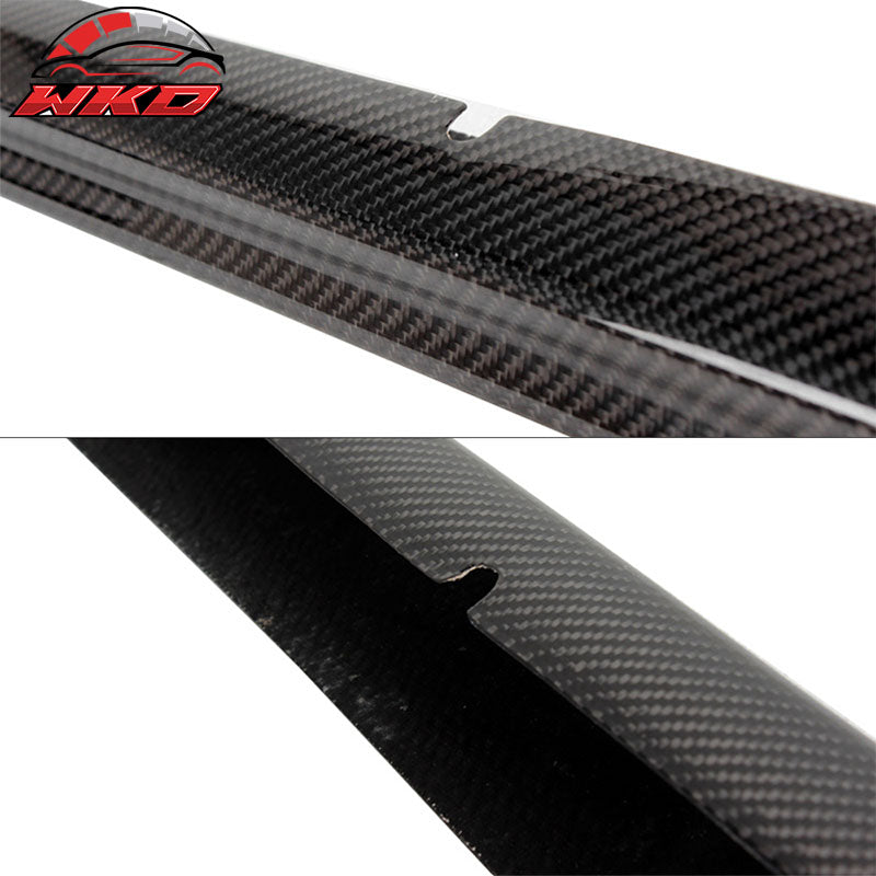 Wholesale 13-16 Audi A4 B8 OE Style Front Bumper Trims Center Lip Matte Carbon Fiber - Wikond Auto