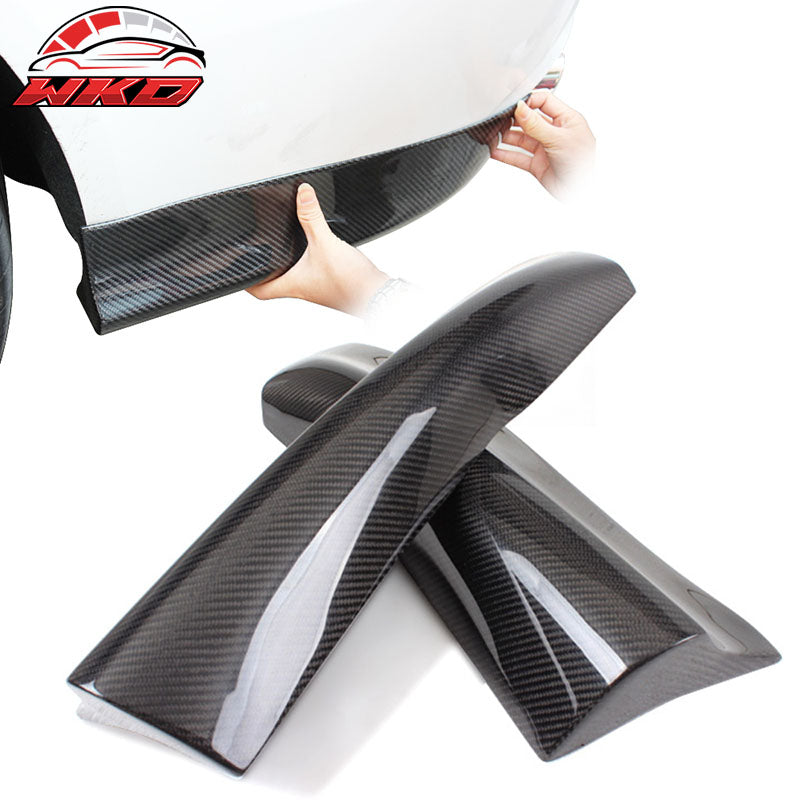 Fits 13-16 Audi A4 B9 Aprons Carbon Fiber Rear Diffuser Canards
