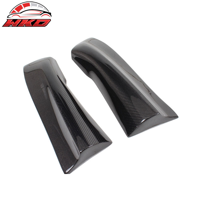 Fits 13-16 Audi A4 B9 Aprons Carbon Fiber Rear Diffuser Canards