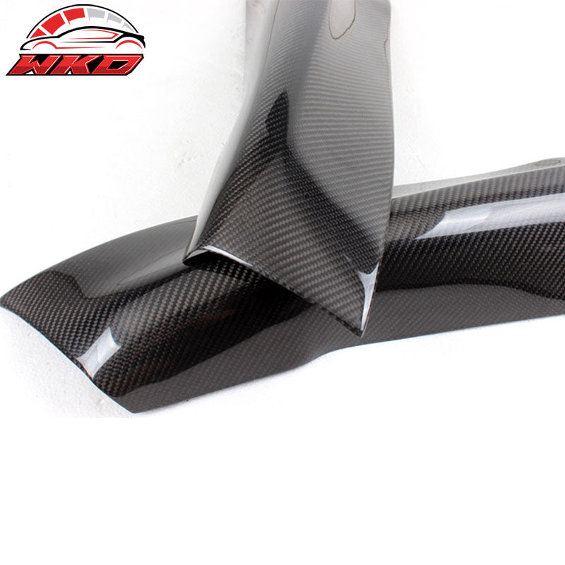 Fits 13-16 Audi A4 B9 Aprons Carbon Fiber Rear Diffuser Canards