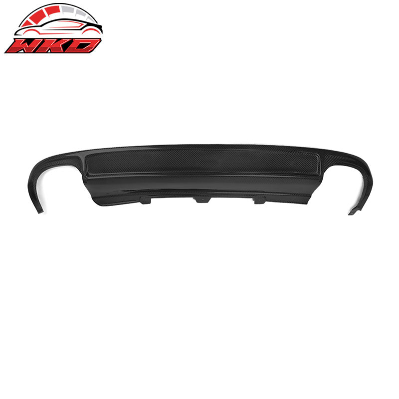 Wholesale 09-12 Audi A4 B8 Sedan S4 Style Matte Carbon Fiber Rear Bumper Lip Diffuser - Wikond Auto